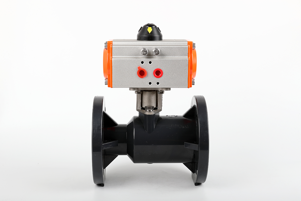 江夏气动法兰一体球阀