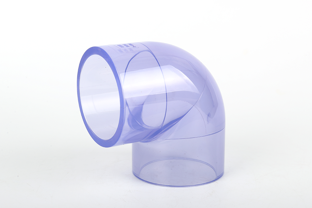 江夏透明 90 度弯头